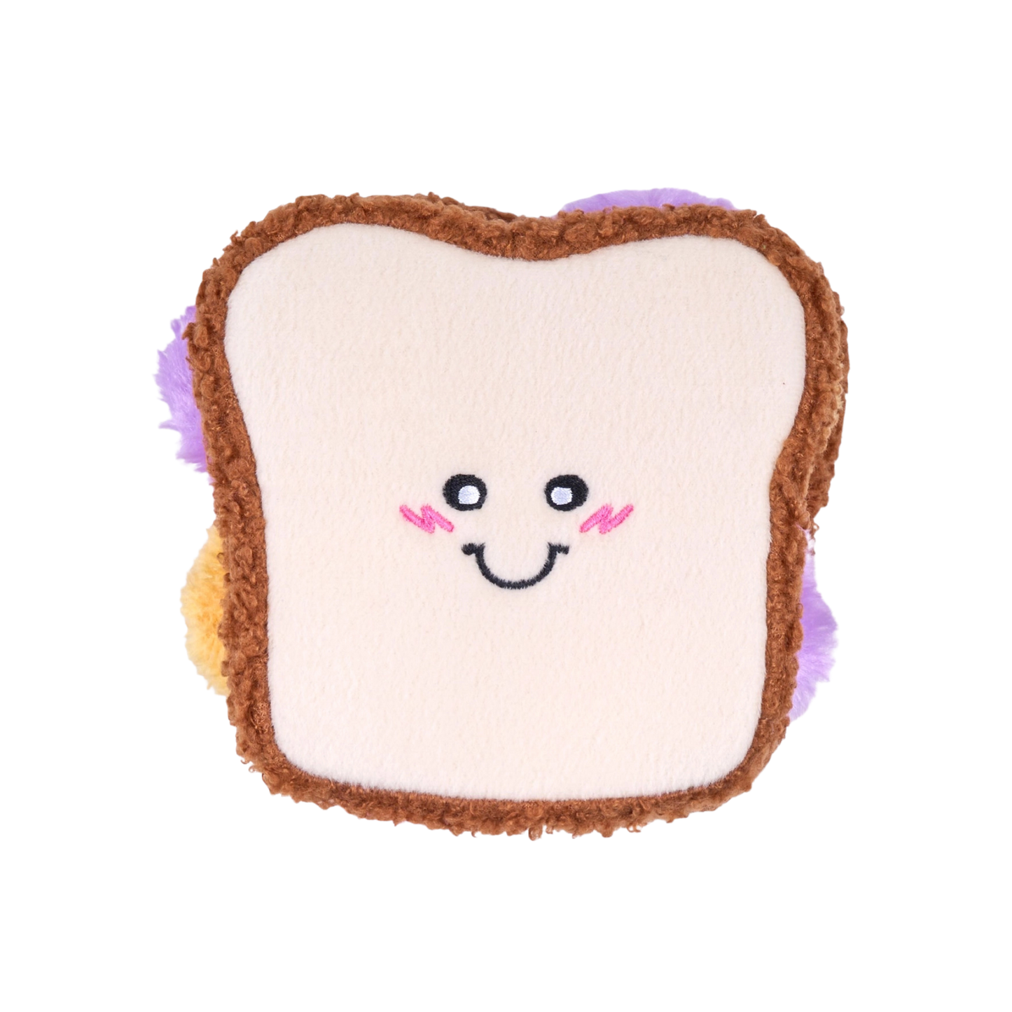 Zippy Paws Snufflerz PB&J Sandwich Interactive Dog Toy