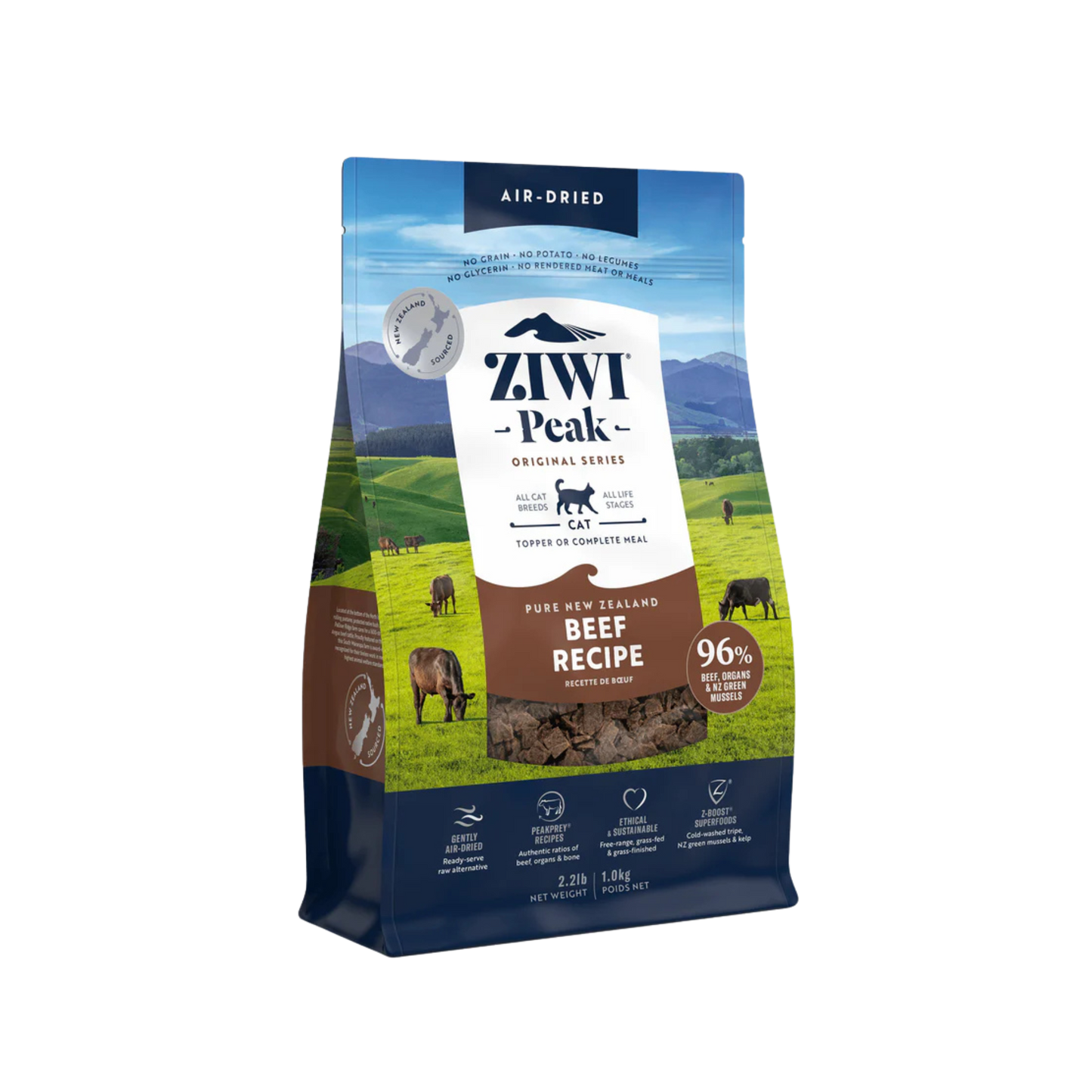 Ziwi Peak Air-Dried Beef Recipe Cat Food