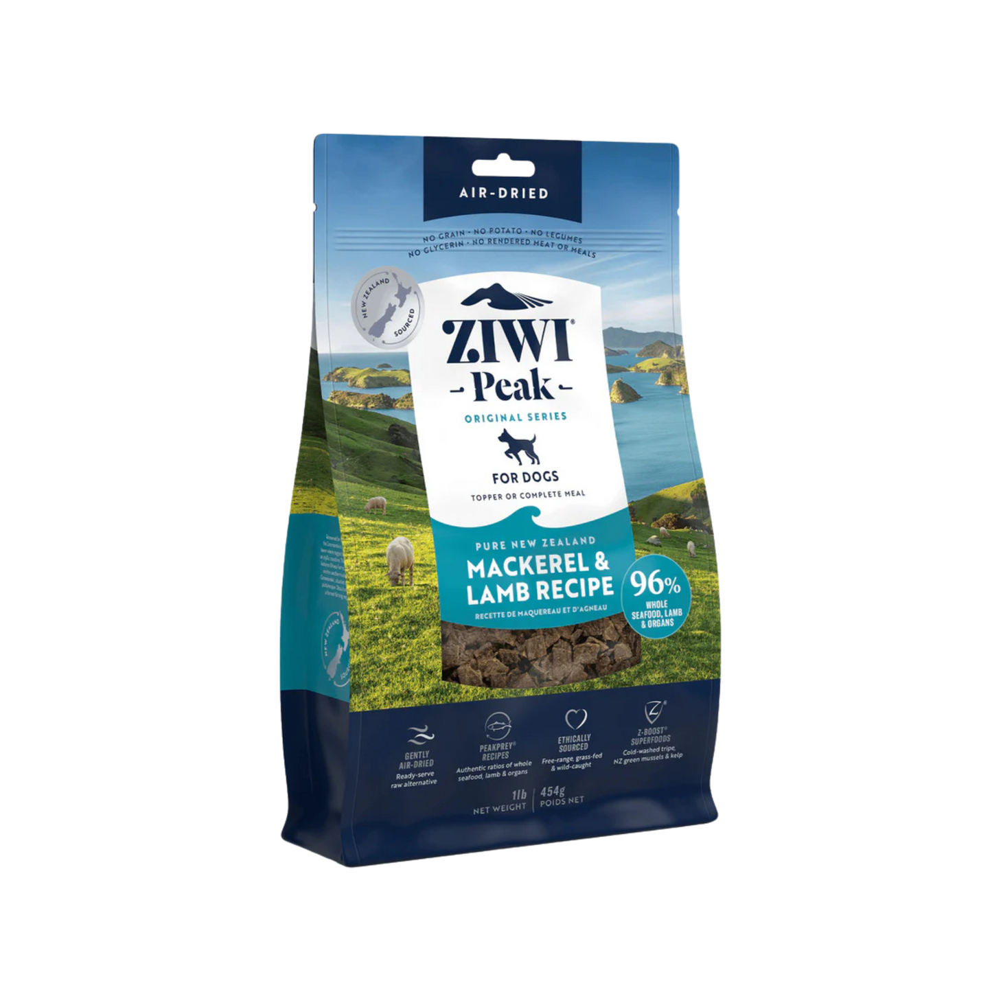 Ziwi Peak Air-Dried Lamb & Mackerel Recipe Dog Food