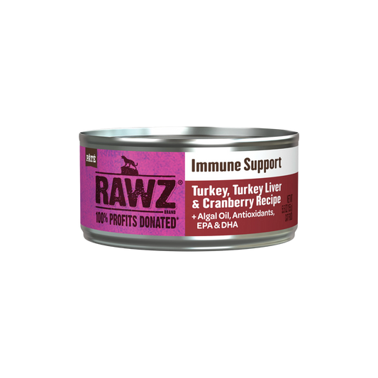 Rawz Immune Support Turkey, Turkey Liver & Cranberry Cat Food