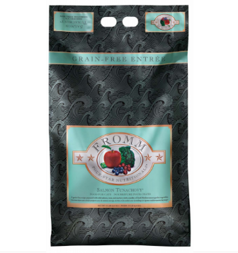 FROMM Four-Star Nutritionals Grain-Free Salmon Tunachovy Dry Cat Food, 4 lb Bag